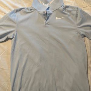 Nike Dri-fit boys polo. Baby blue, XL, standard fit.
